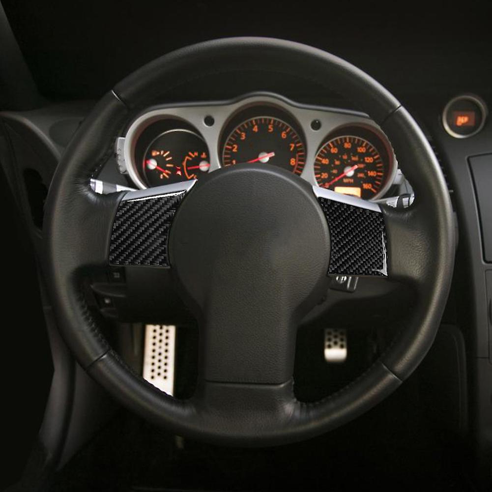 EBTOOLS Carbon-Lenkradverkleidung Für Nissan 350Z 2006-2009 - Echt Carbon Look In Schwarz