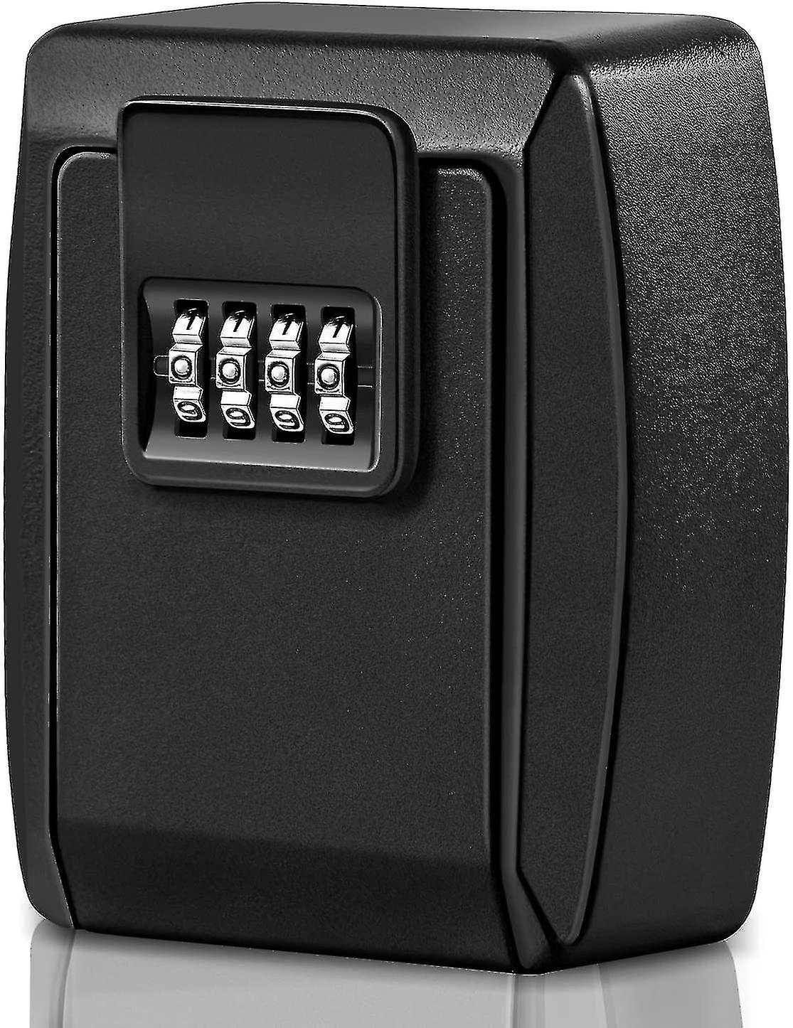 Large Key Safe Wall Mounted Key Lock Box 4 Digit Combination Resettable, Outdoor Key Safe Box Secure Key Storage Waterproof Key Cabinet For Home Garag