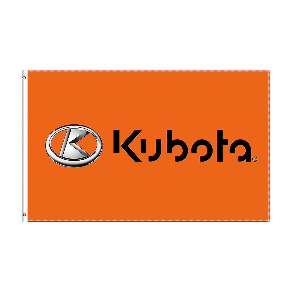 3x5 Ft Kubota Polyester Printed Tracotr Banner For Decor