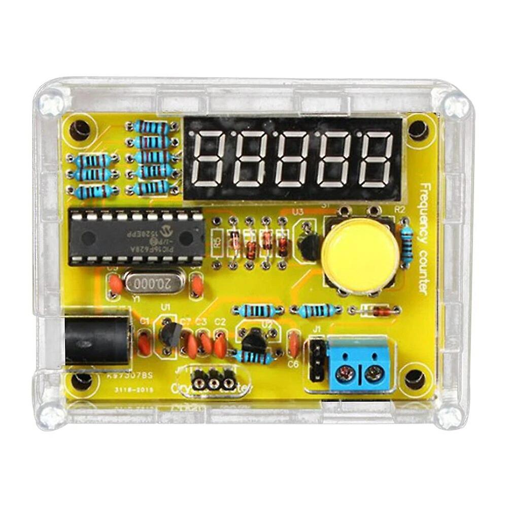 5 Digits Display Digital Frequency Counter Module 1hz-50mhz Crystal Oscillator Frequency Counter Tester With Shell Case