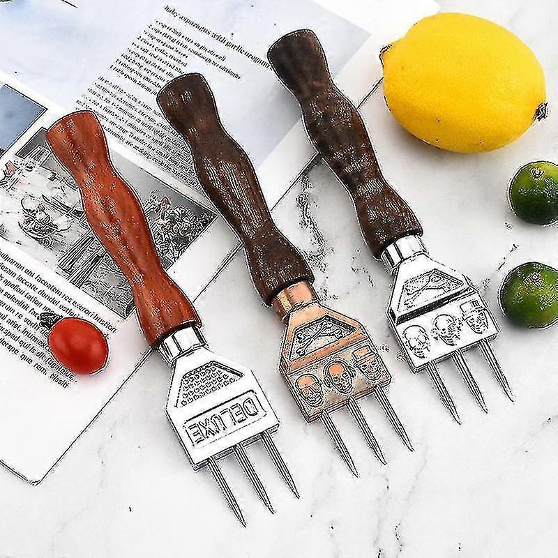 Ice Pick - Sturdy Ice Chipper With Handle,steel Pronged Ice Crusher For Bartender 1pc
