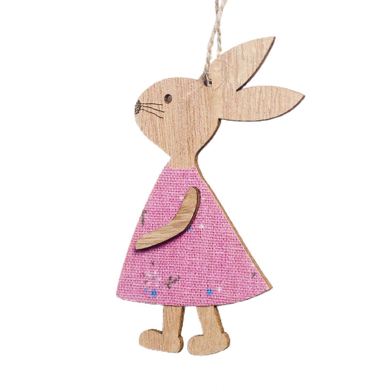  Easter Rabbit Hanging Ornaments Present Holiday Supplies Interesting Gift
