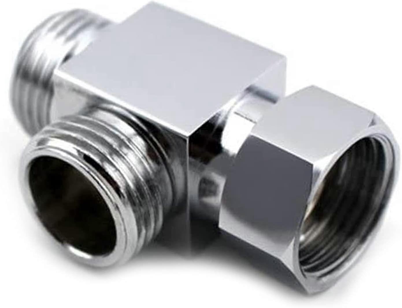 1 Pcs Arm Diverter, Standard Shower Connector, Shower Diverter, (Silver)