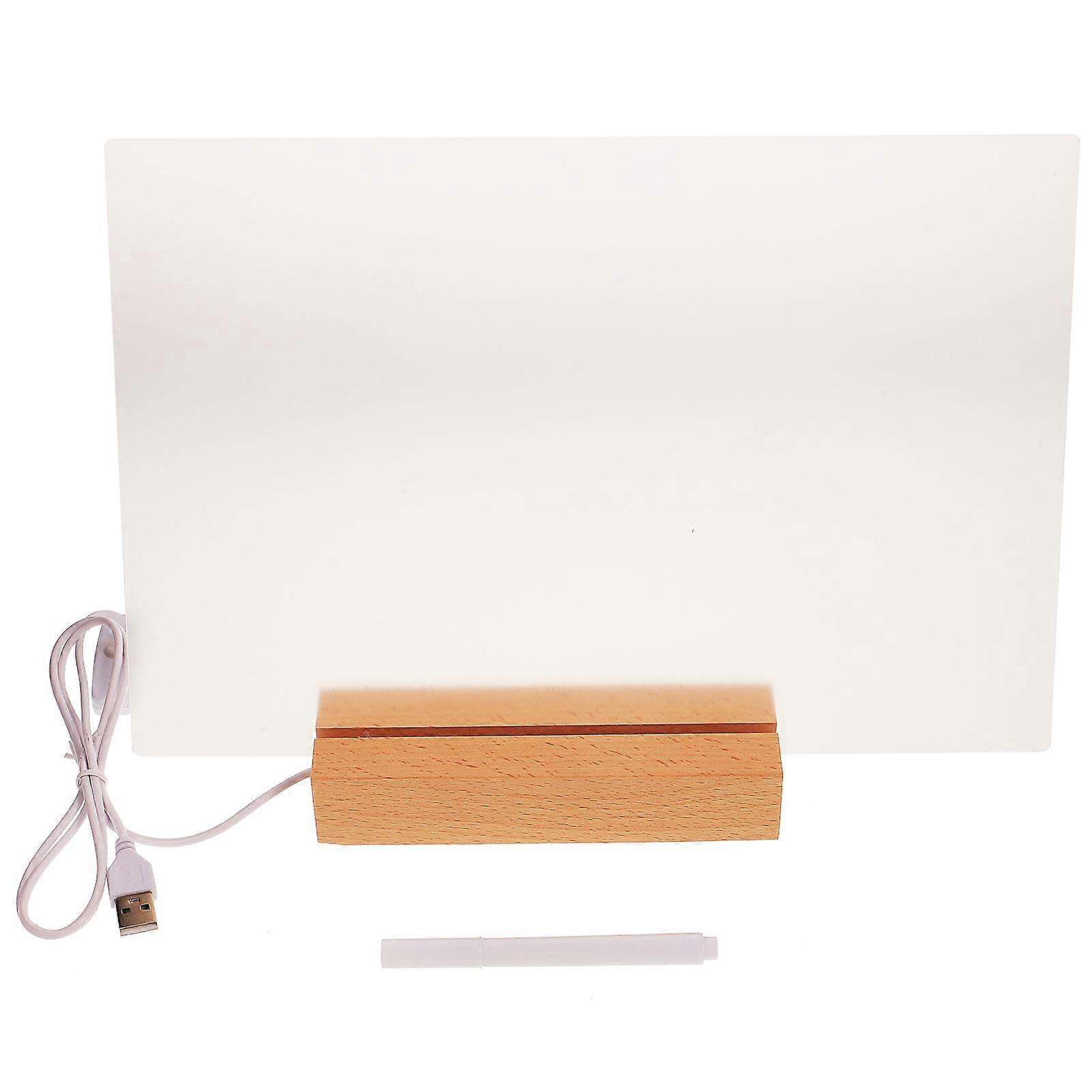 Office Tables Home Desk White Board Clear Dry Erase Board Dry Erase Board Desktop Notebooks Writing Pads