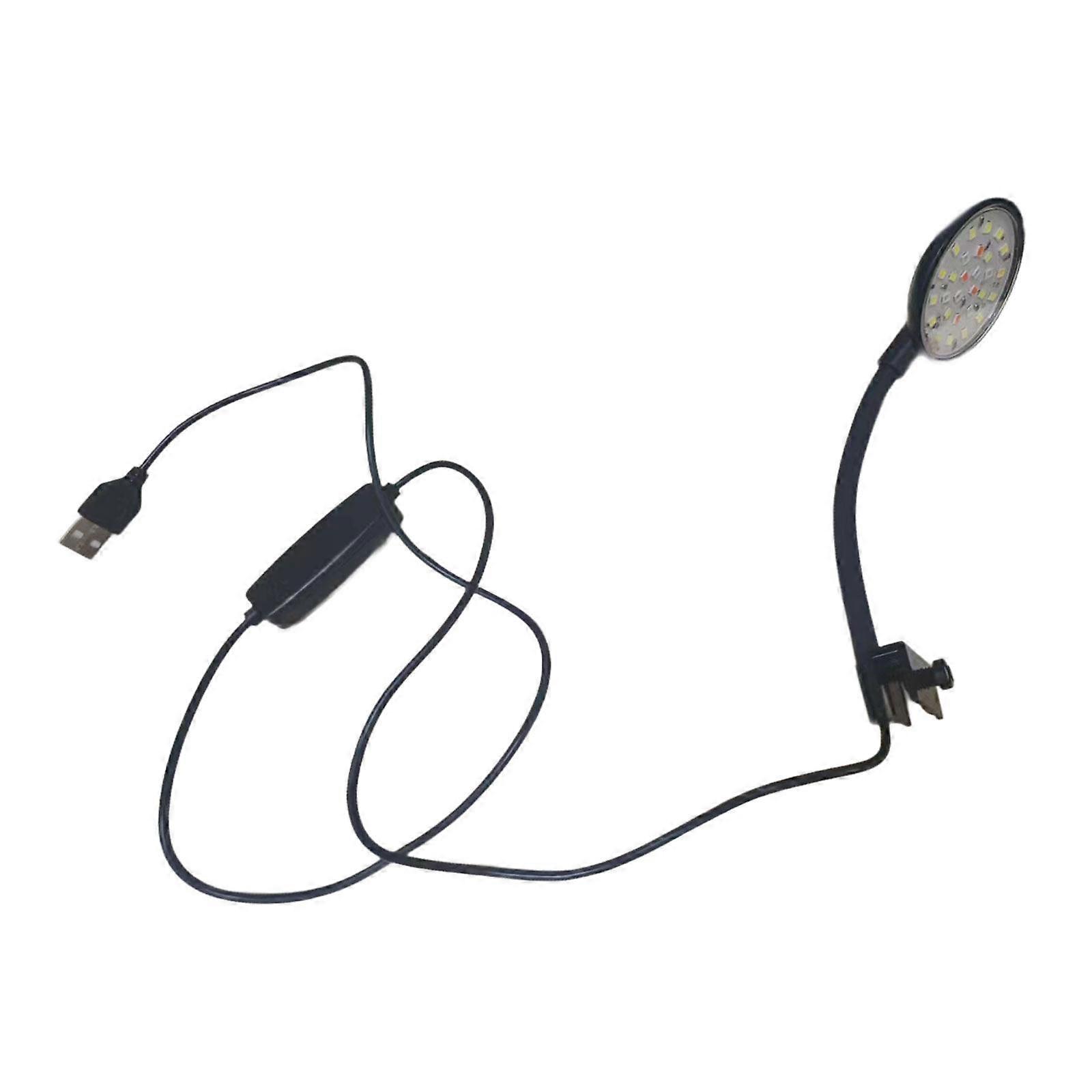 Lumière d’aquarium LED Lumière d’aquarium portable pour aquariums d’eau douce Aménagement paysager