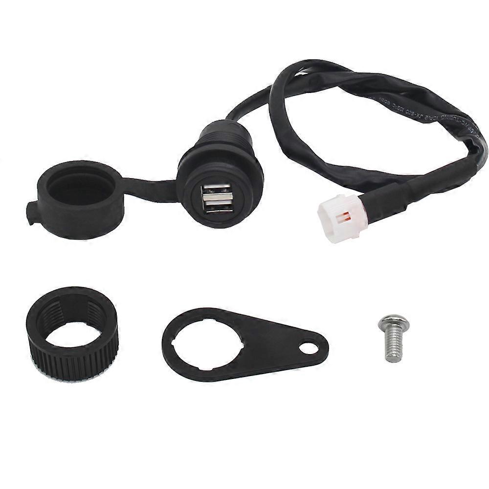 For Yamaha Mt09 2017 - 2021 Mt-09 Sp Xsr900 Tracer 900 Mt07 Xsr700 Motorcycle Accessories Dual Usb Charger Plug Socket Adapter