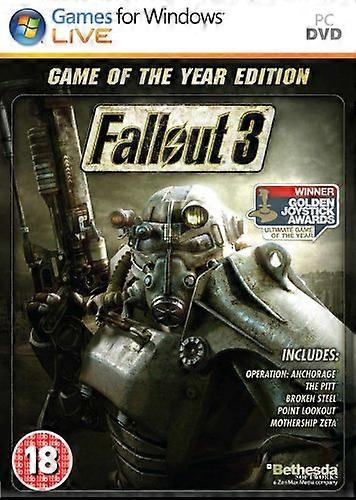 Fallout 3 - Game Of The Year Edition (PC DVD) - New & Sealed