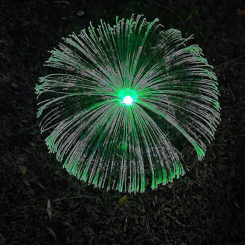 2 Pack Solar Garden Lights Waterproof Fiber Garden Lights Solar Decor ...