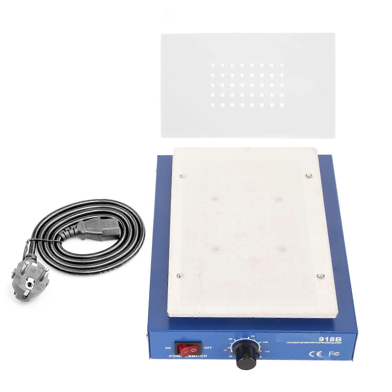 Lödning Värmeplatta 450W Aluminiumlegering LED Mikrodator Elektrisk Förvärmning Lödstation Omarbetning Värmeplatta för reparation DIY Laboratorium EU Plug 200