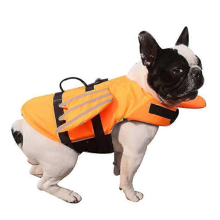 Adjustable Dog Swimming Life Jacket With Wings Cute Shape