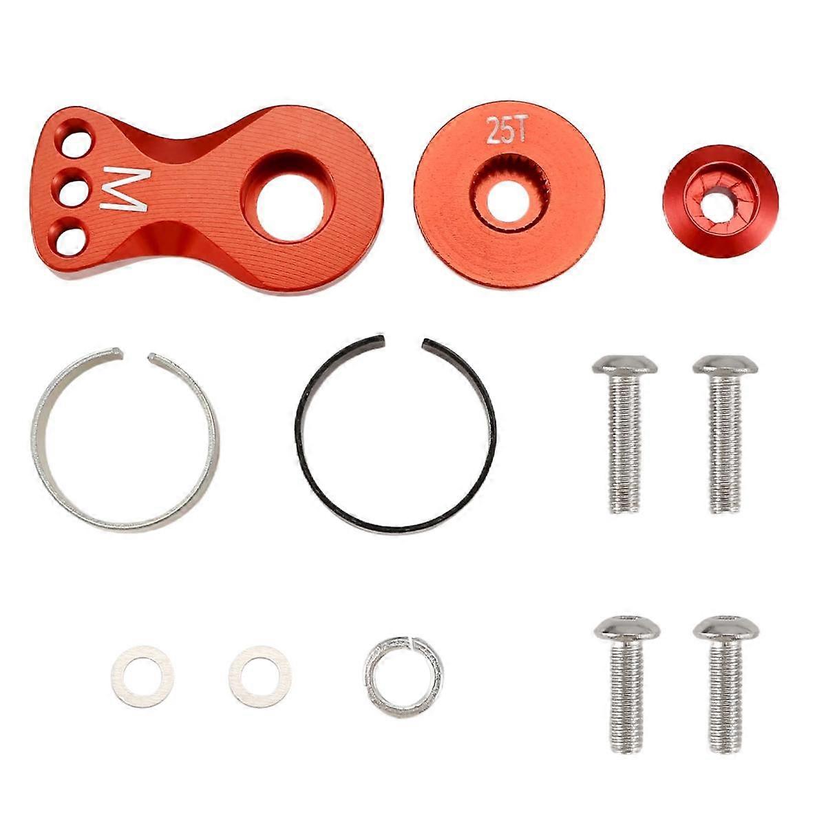 Metal 25T Adjustable Servo Saver Arm Horn for -4 Axial SCX10 1/10 RC Cars Helicopter Model Boat Upg
