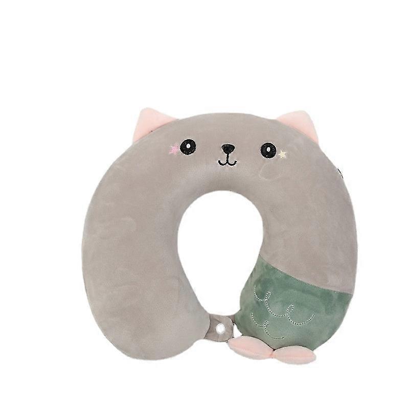Soft Comfortable Travel Pillow Cartoon U-shaped Student Memory Foam Comfortable Neck Pillow