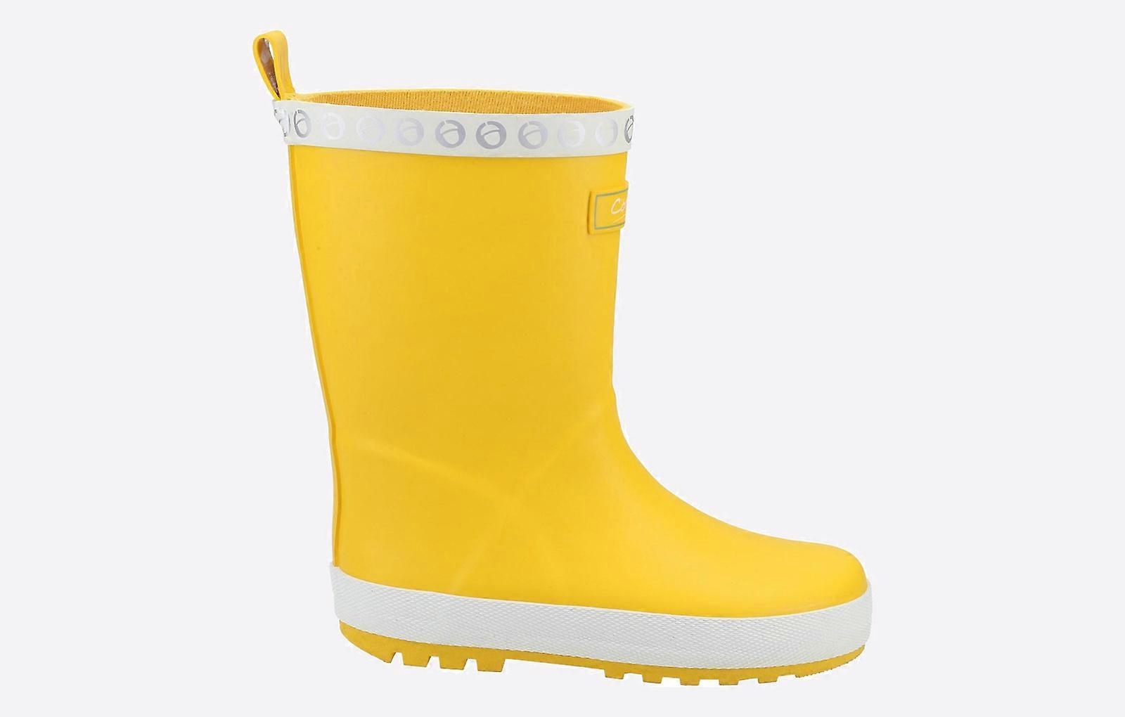 Cotswold Prestbury MEMORY FOAM Wellington Junior Yellow
