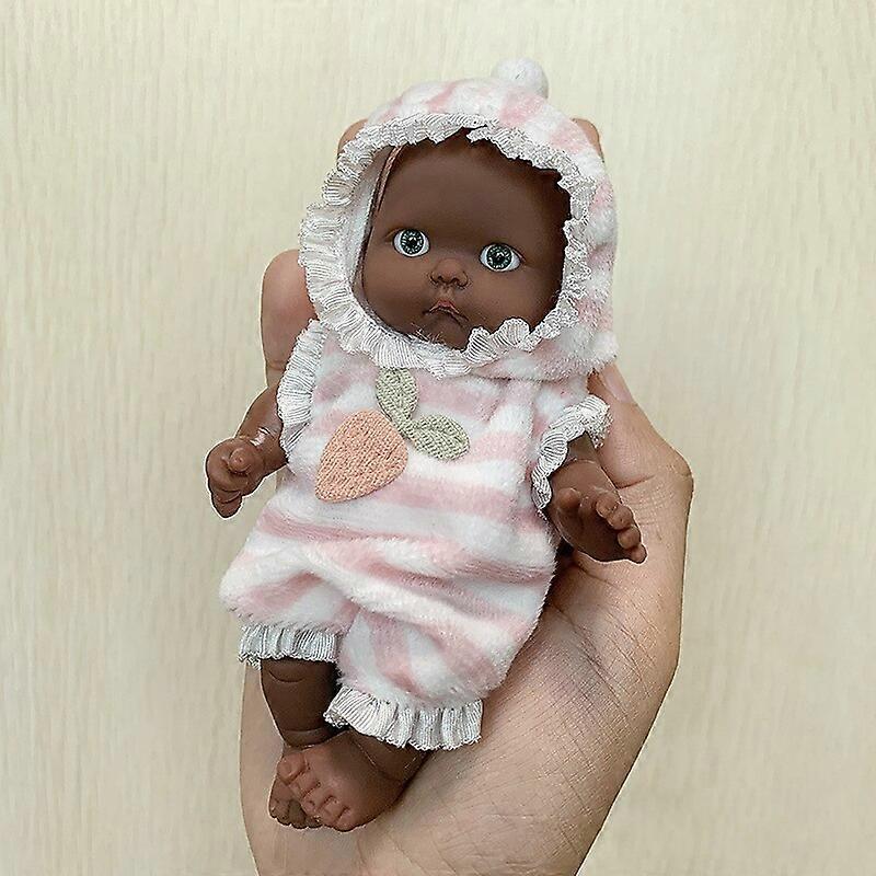 Reborn Baby Dolls Μίνι Κούκλα 12εκ. Ρούχα Εκπαιδευτικό Παιχνίδι Προσομοίωσης Μωρού Αναγεννημένο Κιτ Νήπιου για Αγόρι και Κορίτσι Blue Eye - Κούκλες
