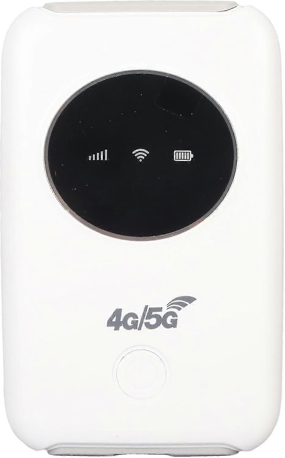4G LTE WiFi Modem, Unlocked 5G WiFi Mobile Hotspot WiFi Router with SIM Card Slot and Micro USB 300Mbps High Speed Portable Travel Hotspot for Travel
