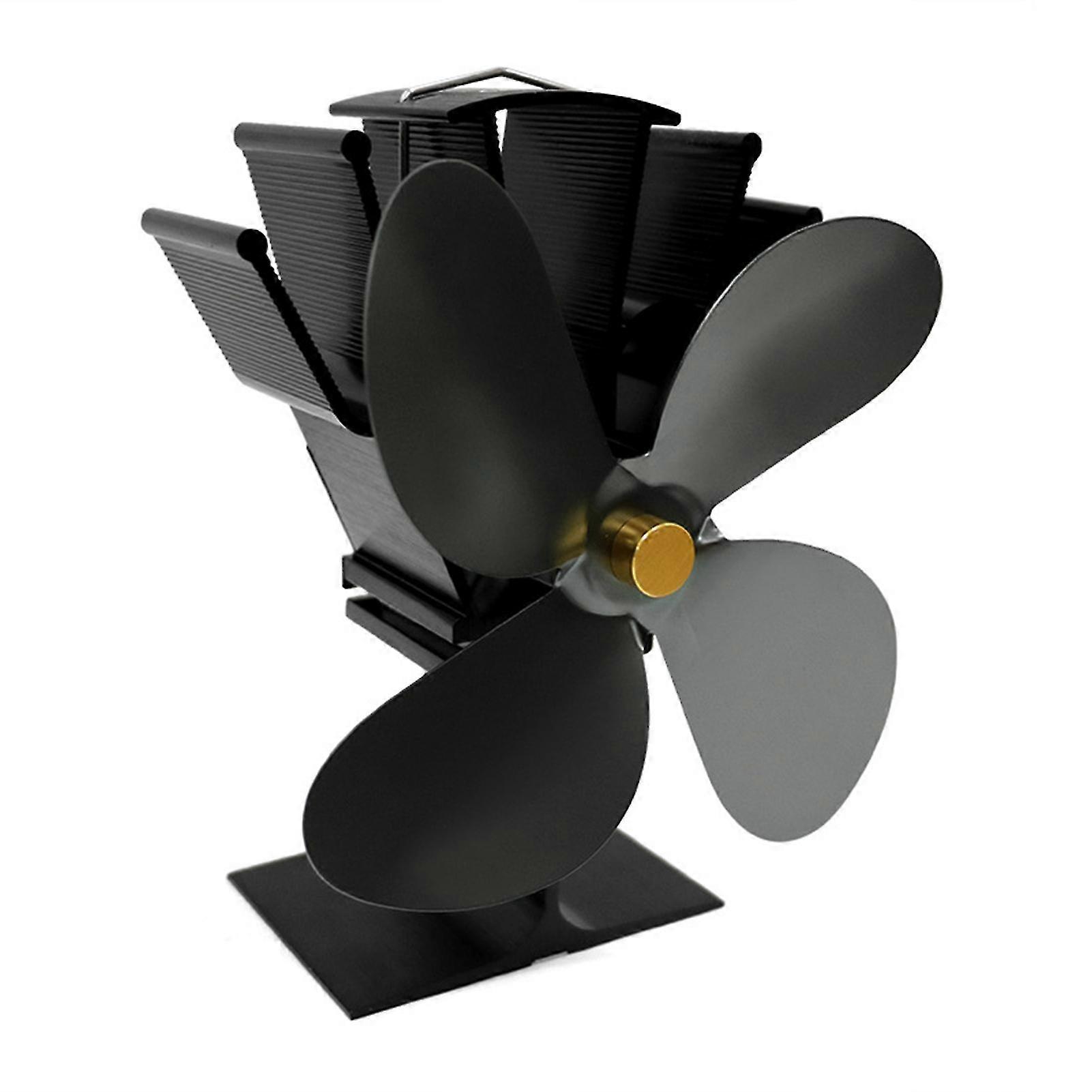 Four-blade Self-starting Fireplaces Fan Low Noise Efficient Fire Places Fan For Wood Burning Stove