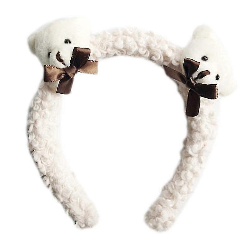 plush headband bear rabbit cartoon animal makeup hairband lovely photo prop