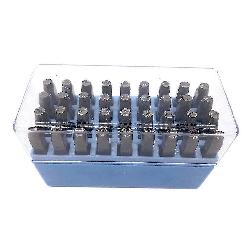 professional 4mm. letter and number stamp set with stamping