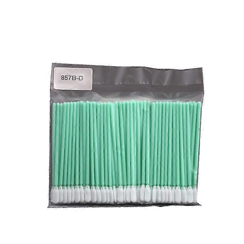 100pcs Green Polyester Cloth Cotton Swabs for Precision Cleaning