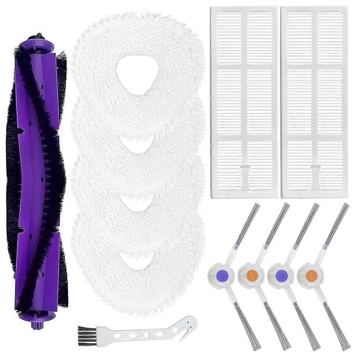 Per Narwhal Freo Robot Aspirapolvere Spazzola Laterale Principale Hepa Filtri Mop Panno Kit Accessori di Ricambio Come mostrato