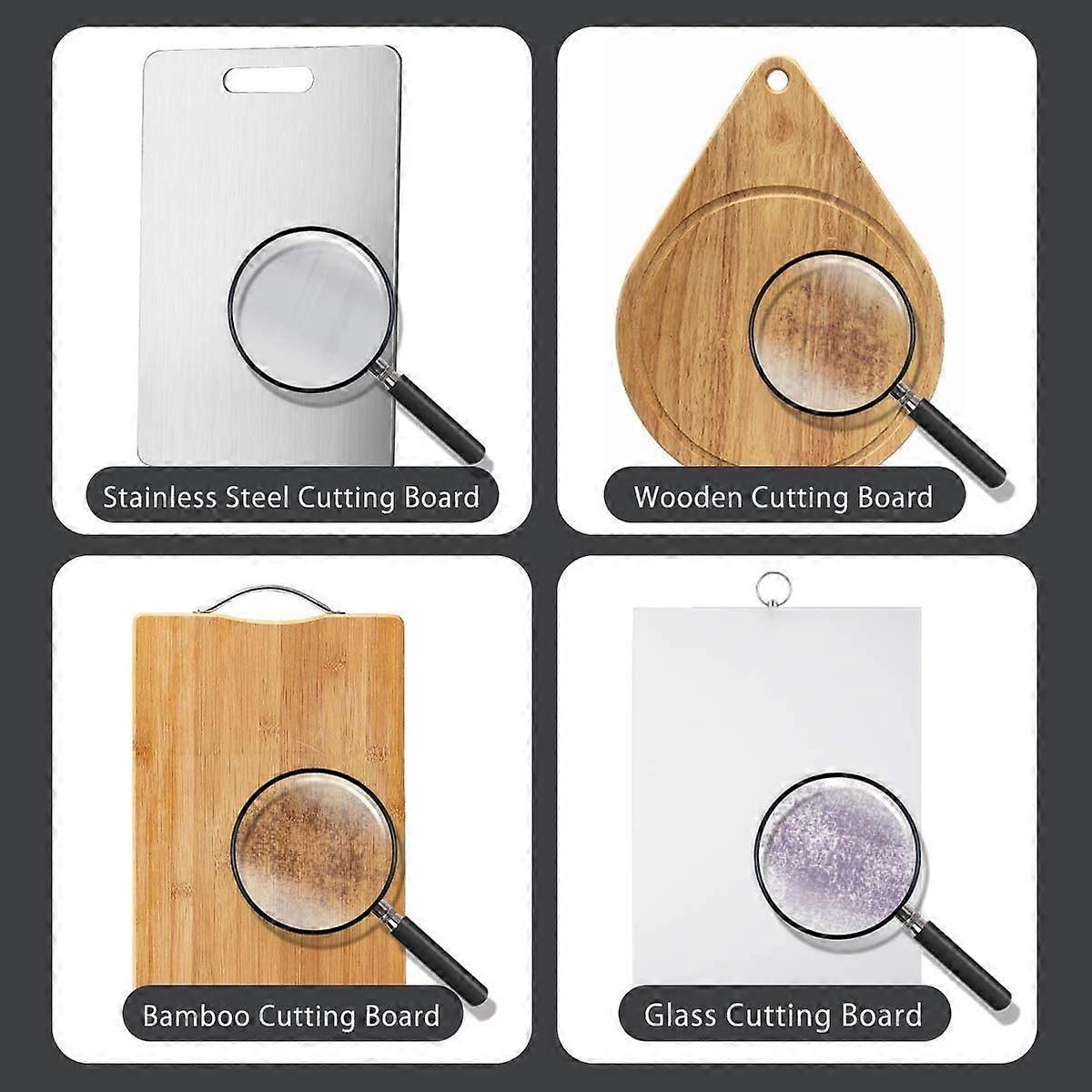 ボード:両面に304ステンレス鋼製、BPAフリー、抗菌性、持続可能な製品、プラスチックフリー、W、SZRH、AF