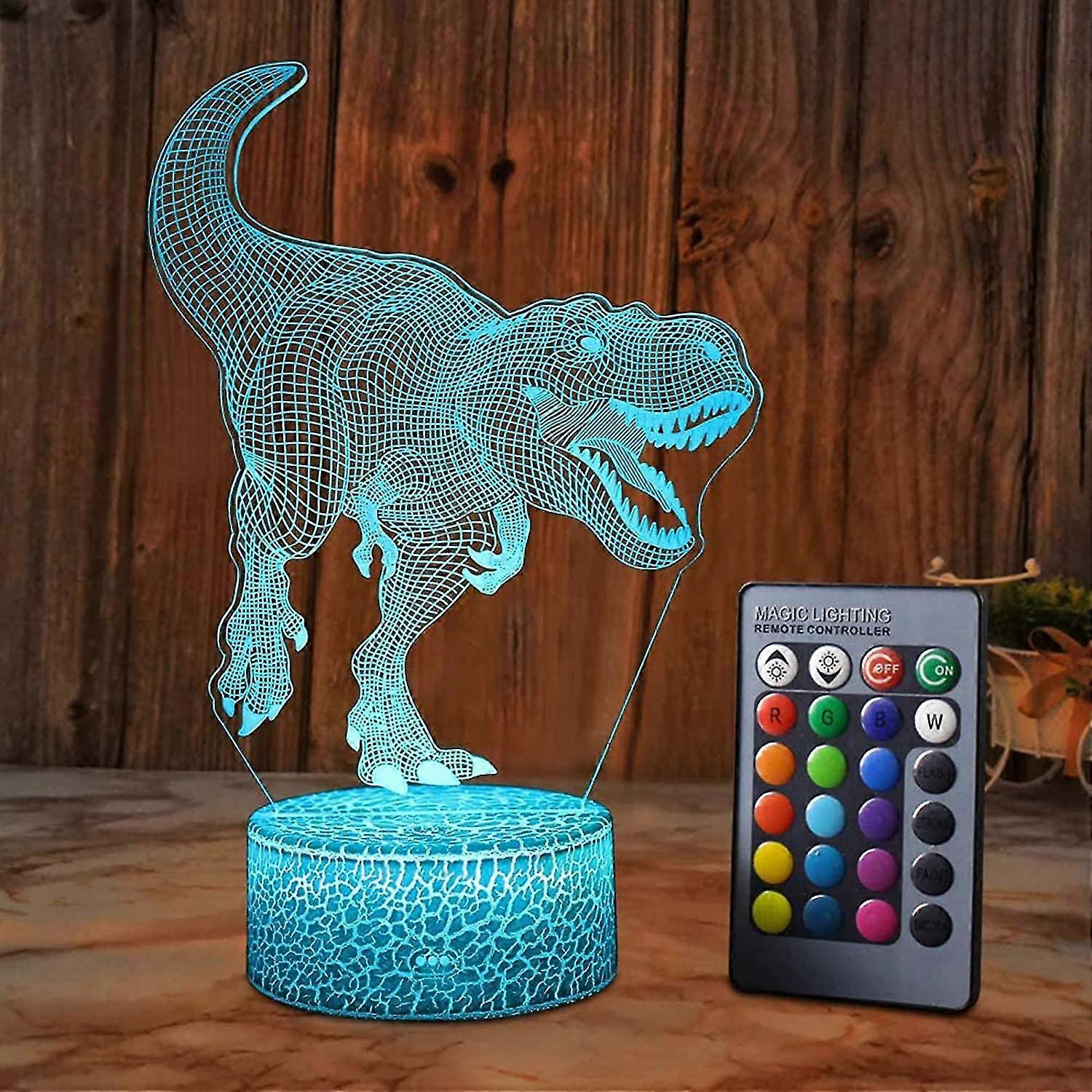 3d Illus Lamp For Boy Lamp 16 S With Remote Touch
