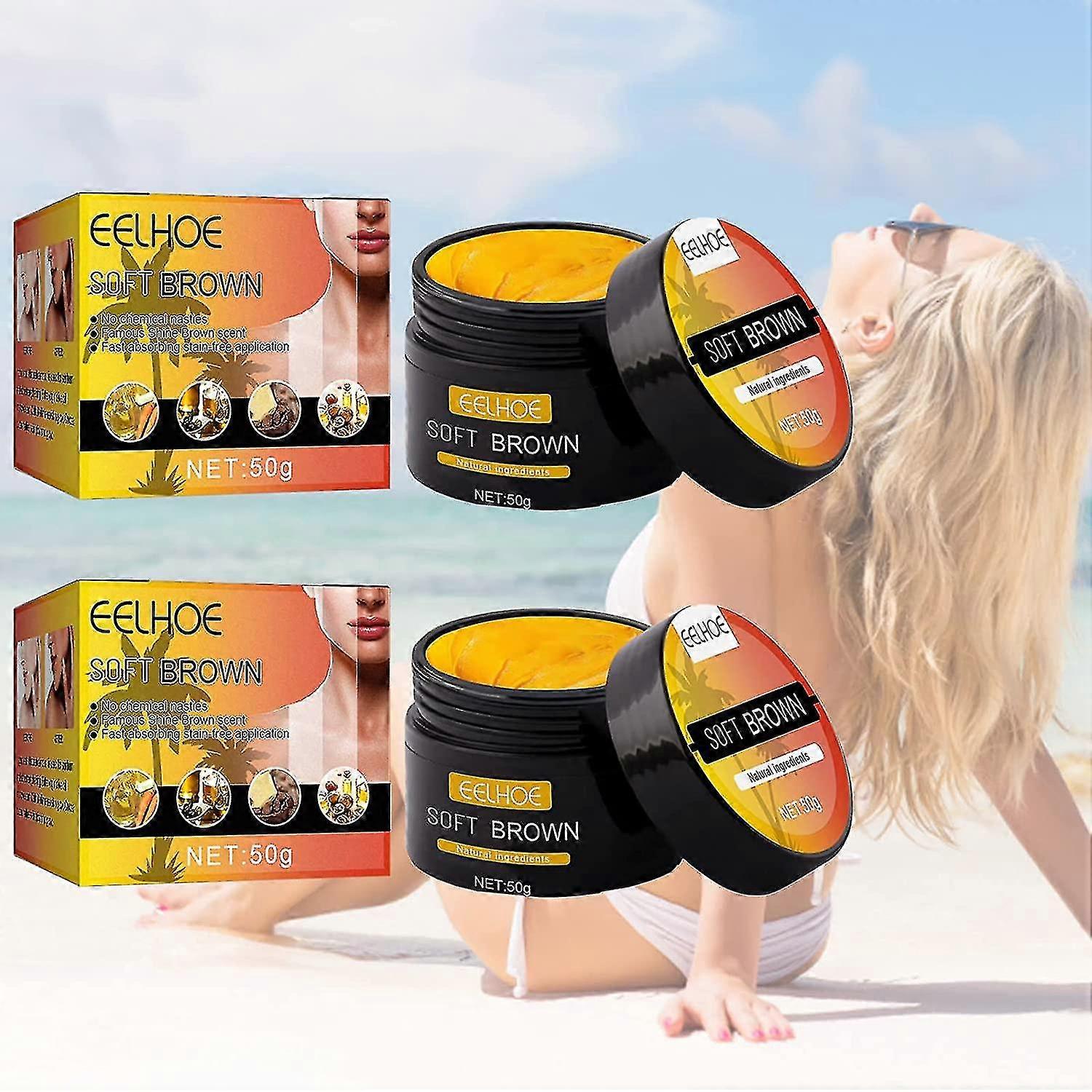 Set Of 2 Tanning L, Tanning L - 50 Gram Tanning Accelerator Cream, Soft Intensive Tanning Luxe L, Tanning Luxe L For Sunbeds Out