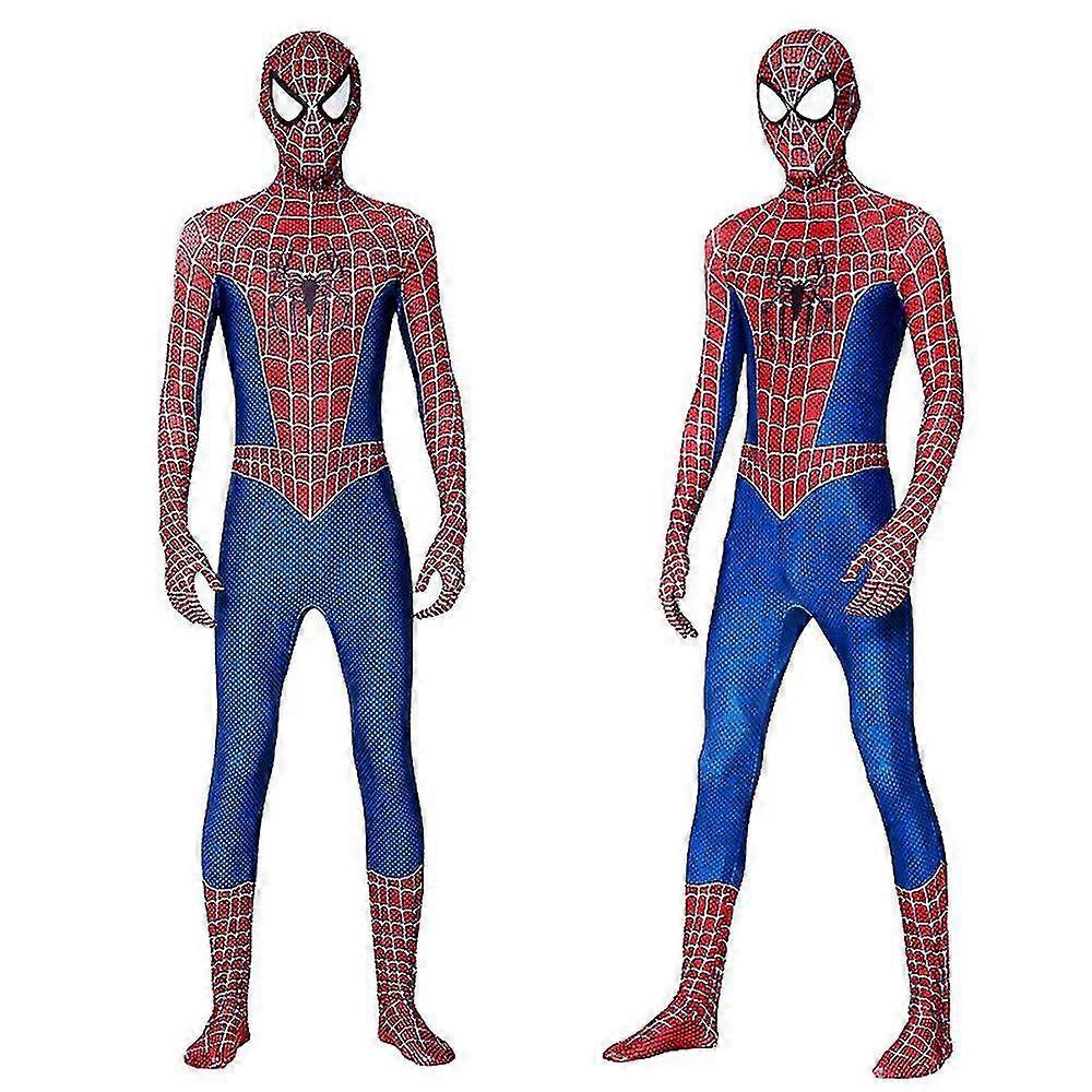 Men's Superhero Marvel Spider-man Bodysuit Costume Halloween Cosplay Costumes Spiderman Costume Adult