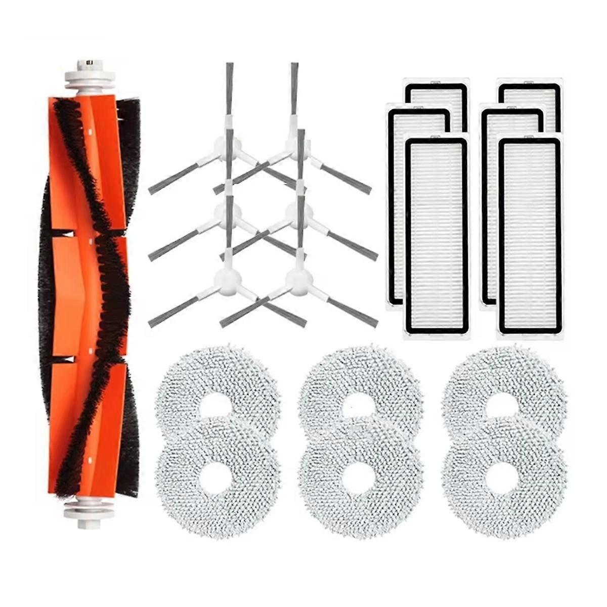 Compatible for Robot Vacuum S10+/S10 Plus B105 Spare Parts Accessories Main Side Brush Hepa Filter