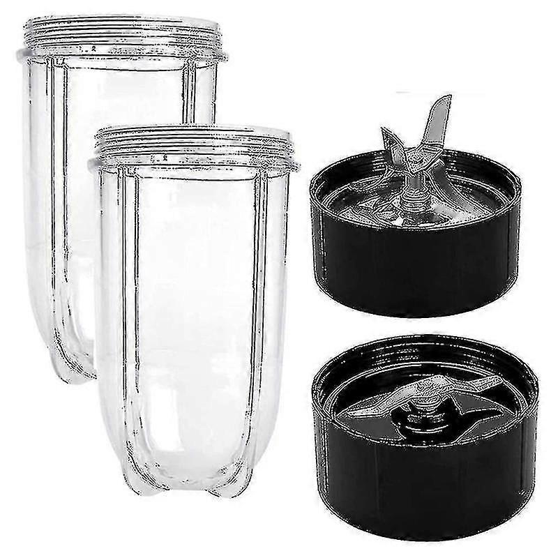 16 Oz Agitator Cup 2 Cross Blade Flat Blade Assembly, Compatible With 250 W