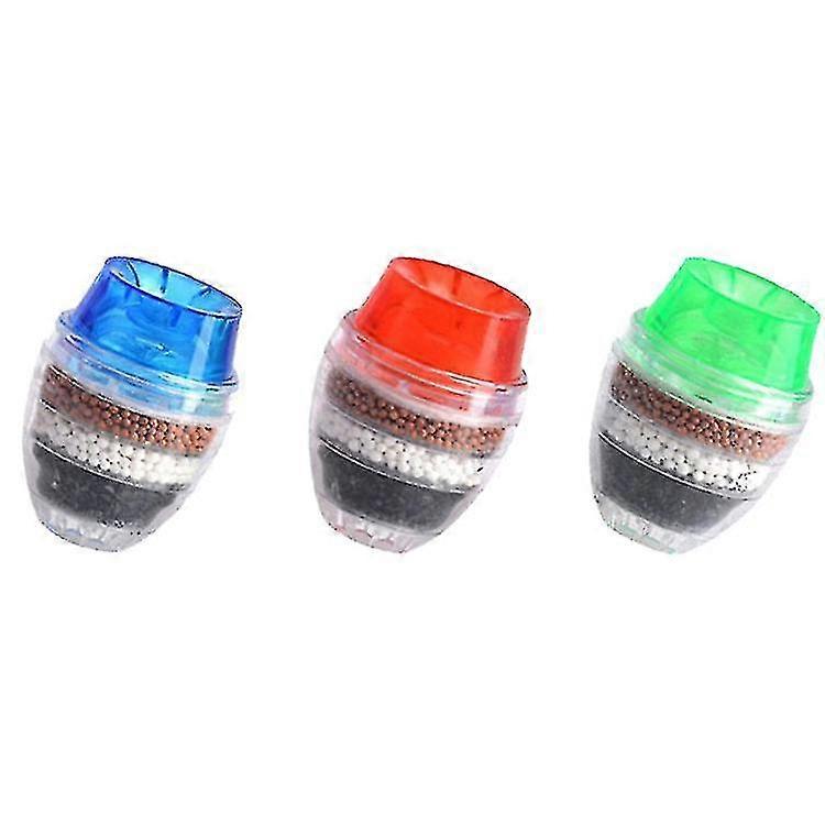 Tap Faucet Filter 5 Layers Drinking Water Purifier Water Filter Cartridge Home3pcs-random