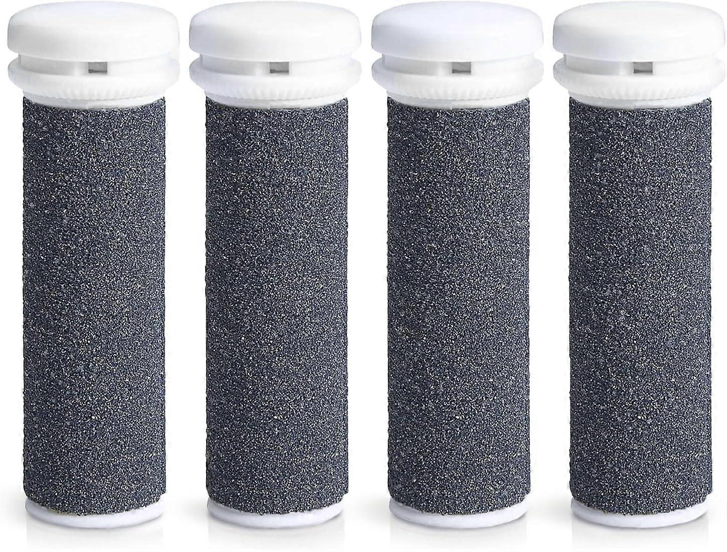 [4 Pack] Super Coarse Micro Mineral Replacement Rollers Compatible With Emjoi Micro Pedi,5.1*1.7*1.7cm