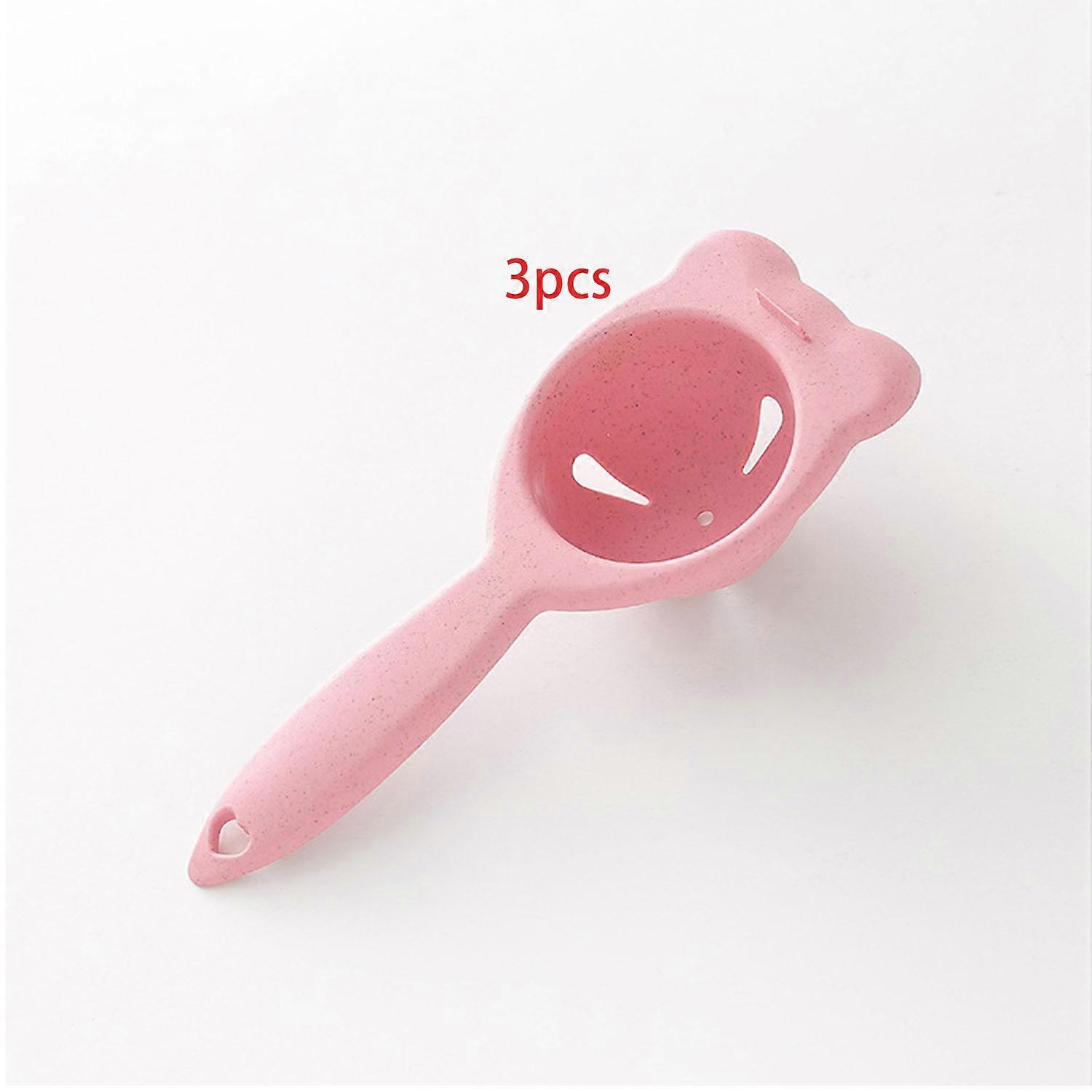 pack of 3 pink egg yolk-protein separators