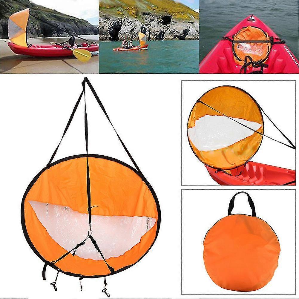 Kayak Boat Wind Sail Canoe Sup Paddle Board Sail With Clear Window Fishing Rowing Boat Inflatable Outboard Drifting