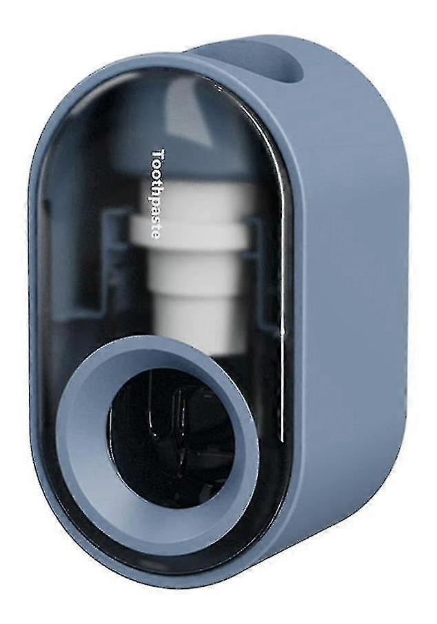 Automatic Toothpaste Squeezer Hanging Punch-free Toothpaste Rack Lazy Toothpaste Squeezer Cartoon Toothbrush Holder (blue) (1pcs)