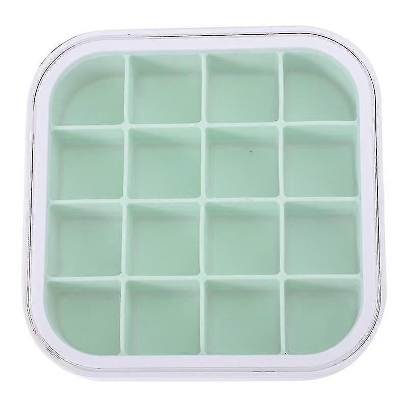 16 Grid Silicone Ice Cube Mold Drink Beverage Ice Cube Casting Mold With Lid