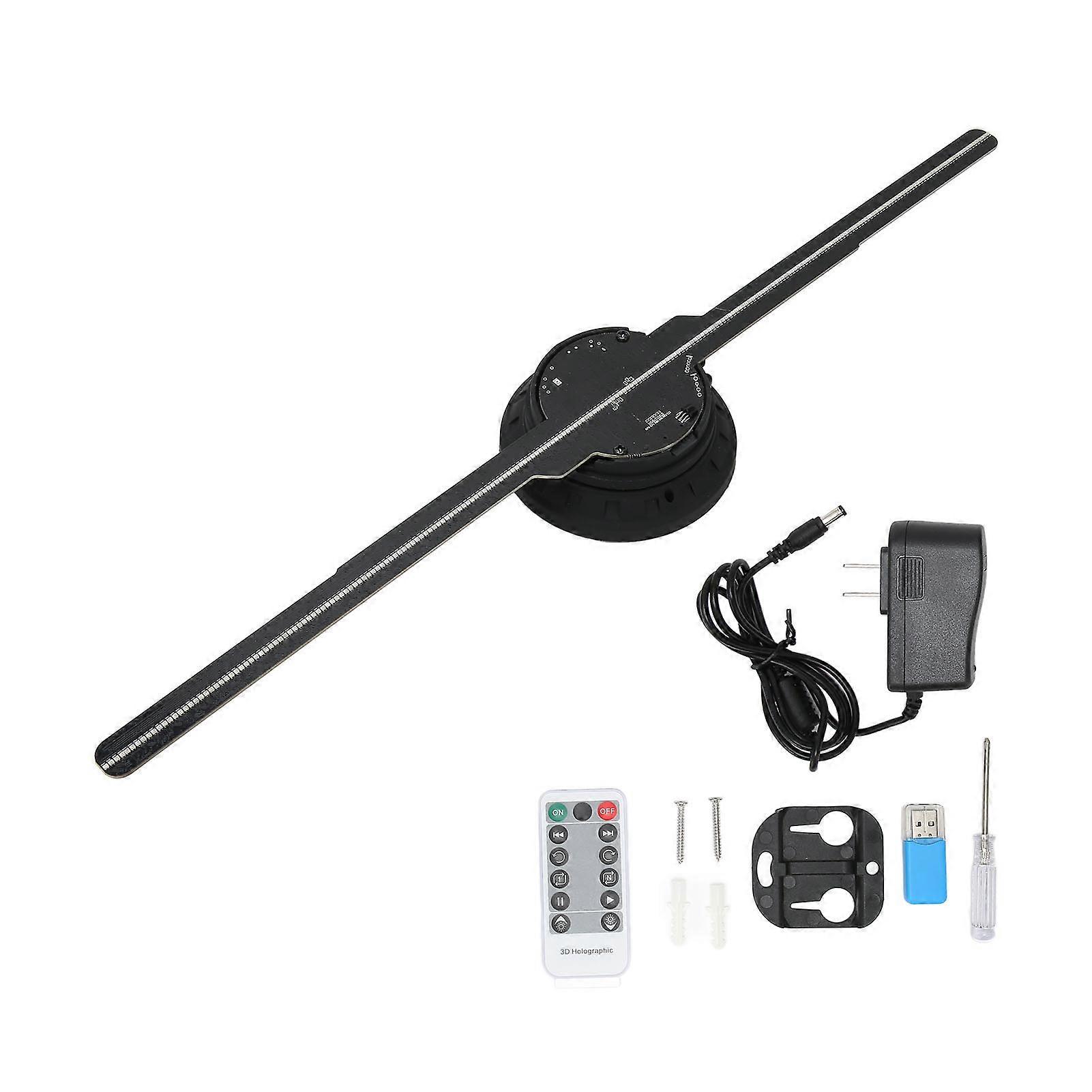 3Dホログラム ファン512x234Pの解決234 LEDのビーズ16.5inの党店のためのホログラム広告機械100?240V USプラグ