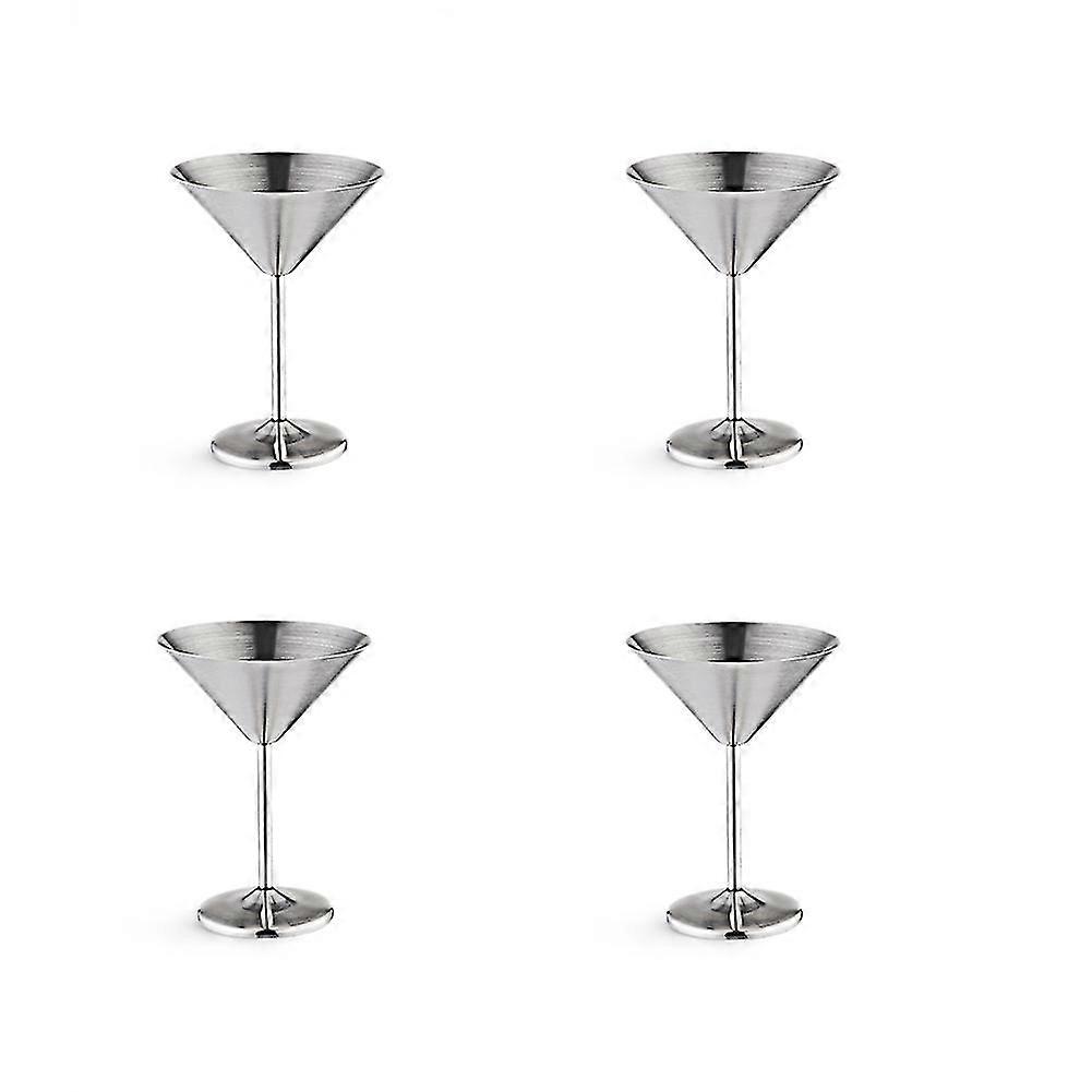 Lunettes en acier inoxydable 4, 8 verres en métal, incassables, durables, finition miroir