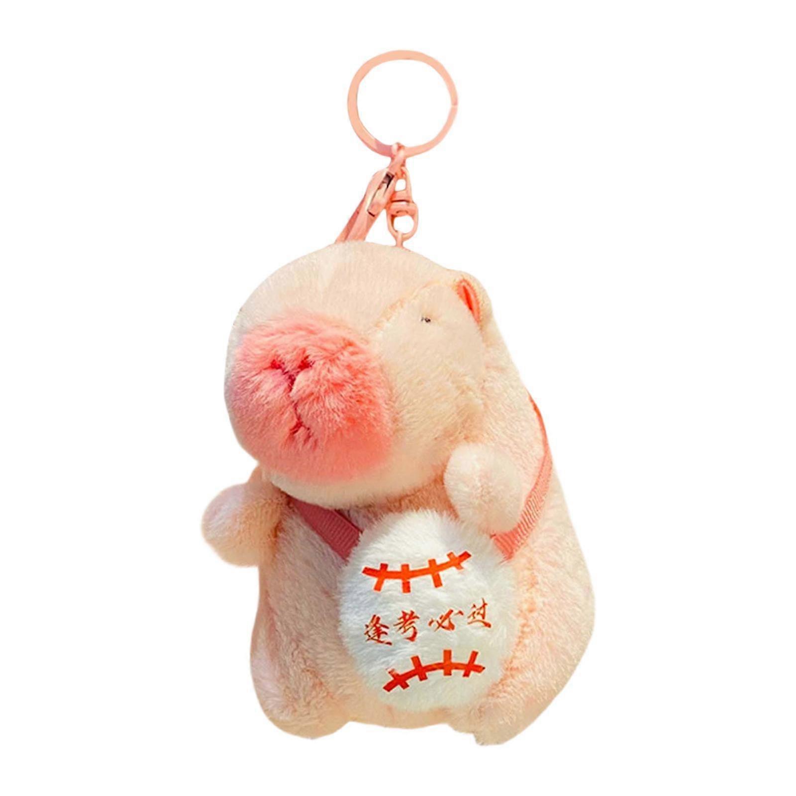 Capybara Plush Keychain Cute Capybara Keychain for Adults Kids Hoilday Gifts Must pass every exam