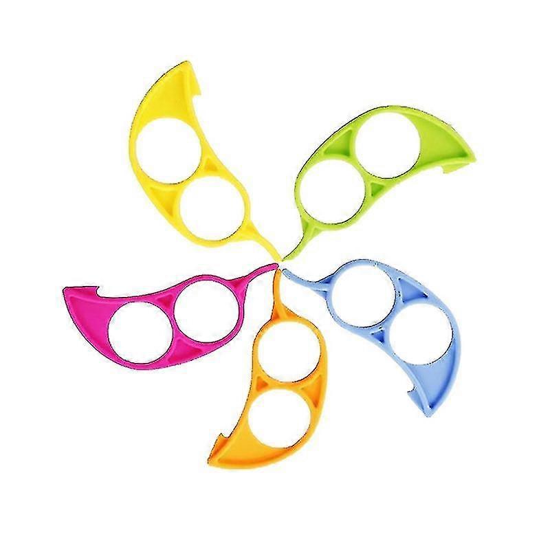 5pcs Candy Color Simple Lemon Peeler Plastic Orange Opening Peeling Kitchen Tool Q