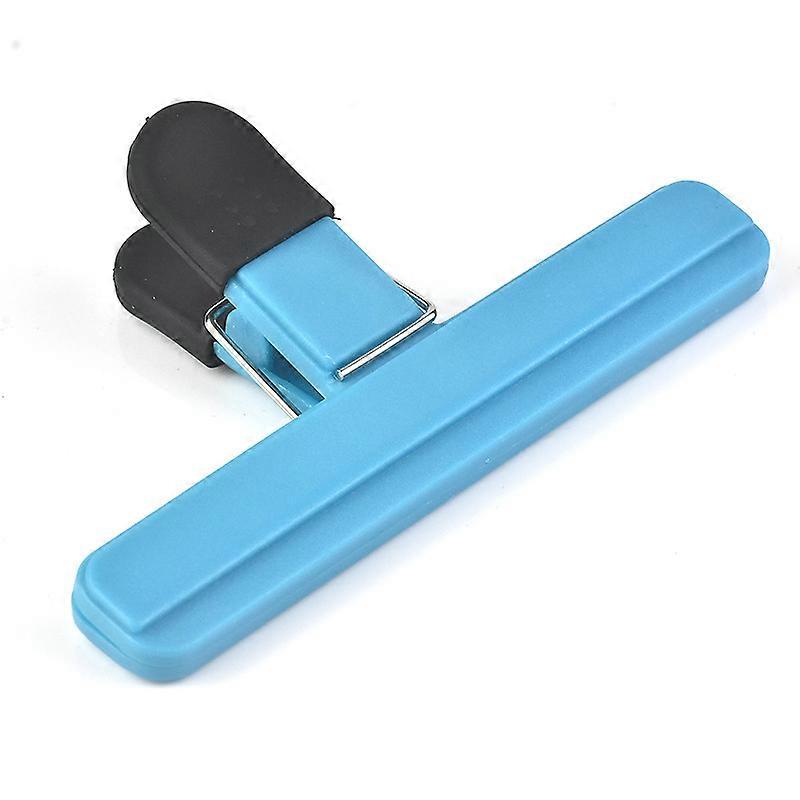 2pcs Blue Kitchen Storage Accessory Multifunctional Plastic Food Bag Sealing Clip