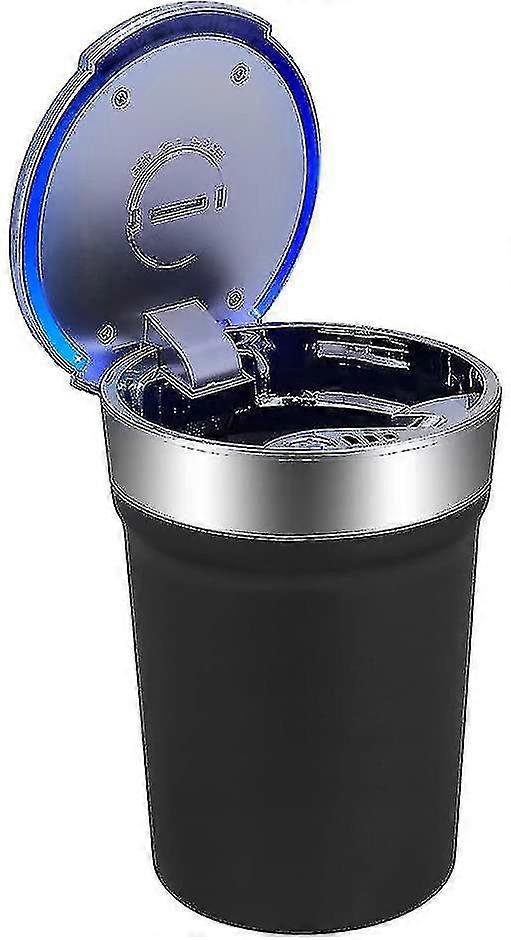 Car Led Ashtray Of Zinc Alloy With Lid And Led Ing R