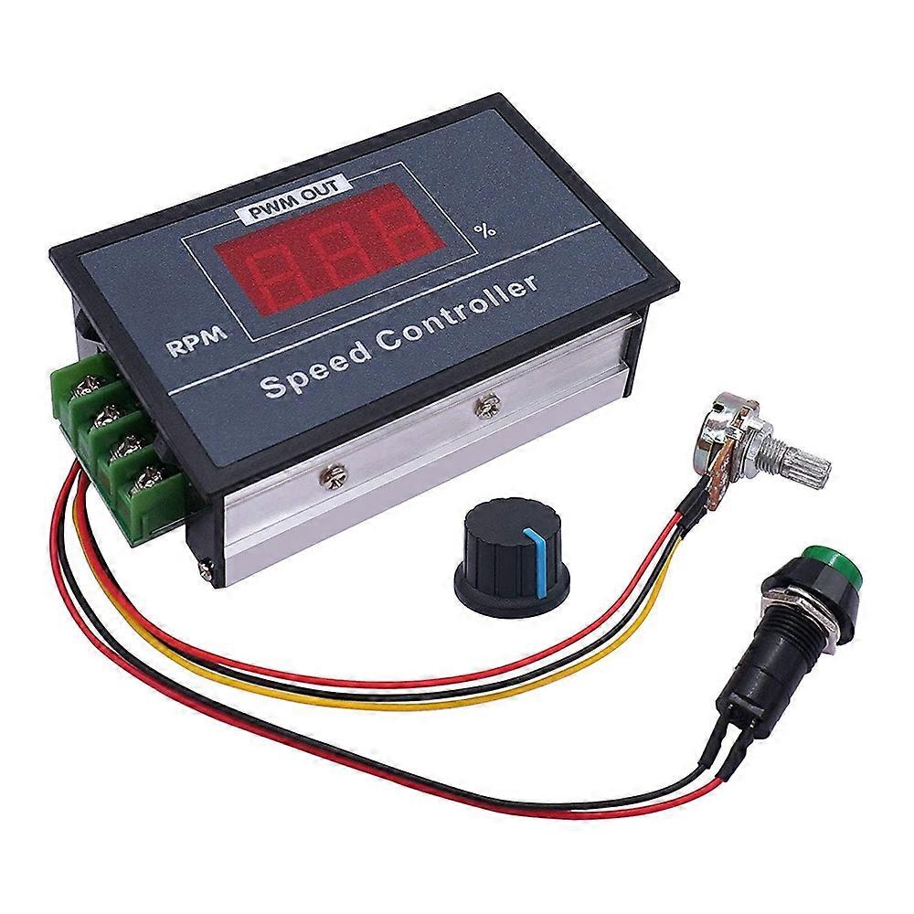 PWM DC-motortoerentalregelaar met digitaal display 30A PWM-regelbare snelheidsregelaar zonder regelaar