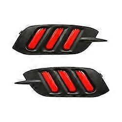 1 Pair For Honda Civic 2016 2017 2018 LED DRL Rear Bumper tail light fog lamp Brake Lights Signal lamp DRL reflector