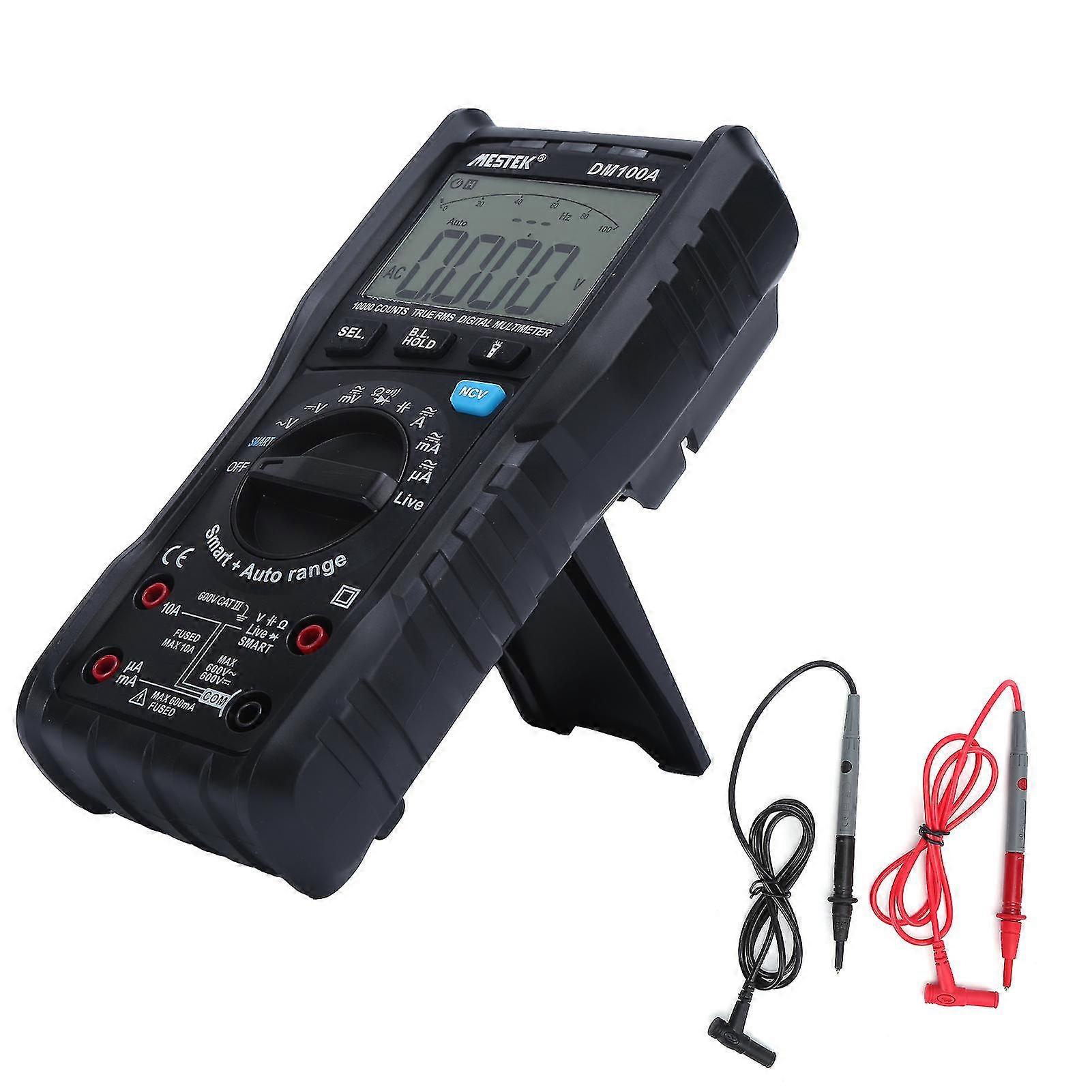 Handheld Multimeter DM100A - High Accuracy Voltage Current Tester 10A600V