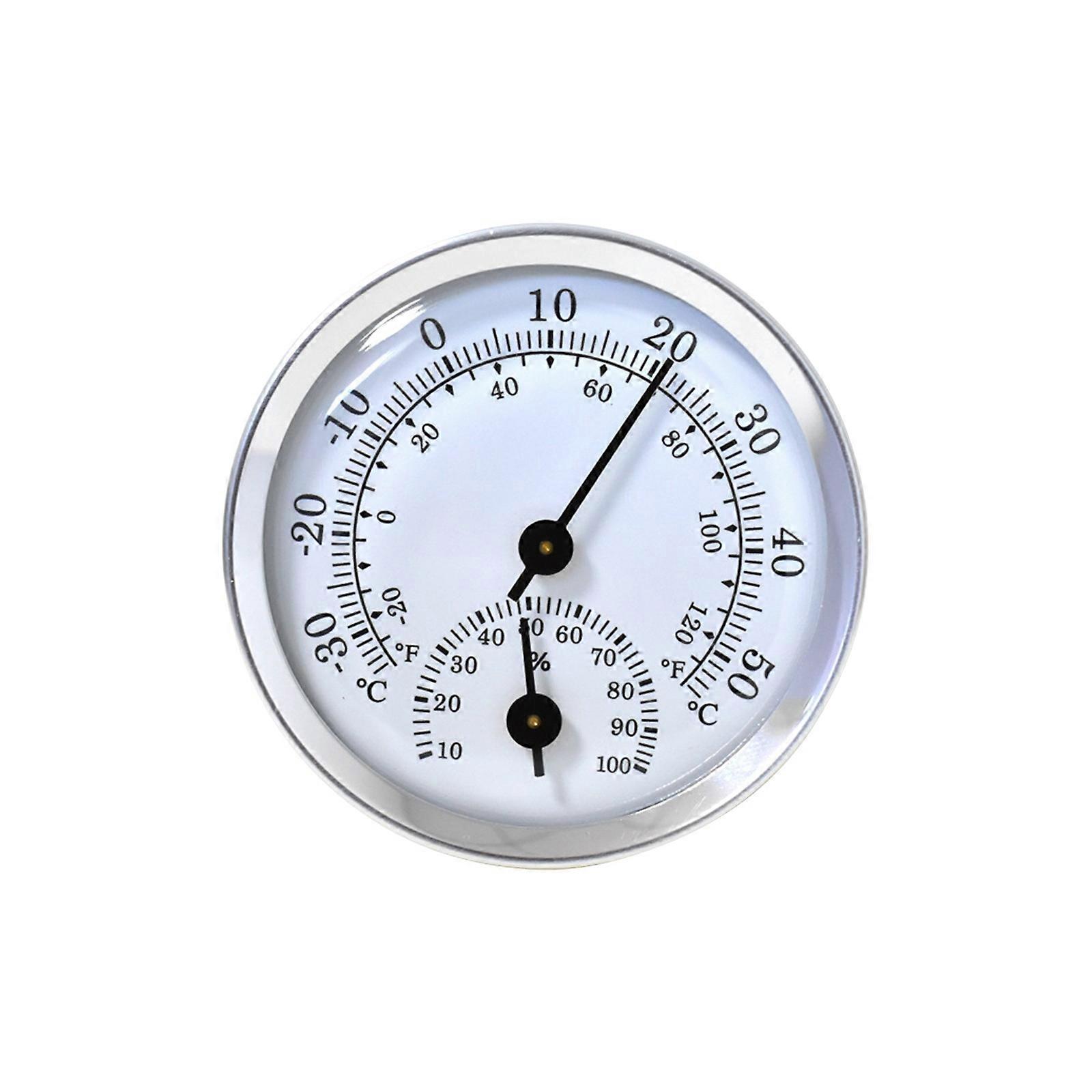 camping shovel Silver Mini Pointer Type Temperature And Humidity Meter