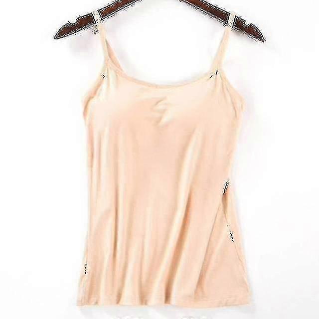 المرأة مبطن لينة عارضة حمالة الصدر دبابة أعلى النساء السباغيتي كامي أعلى سترة أنثى كاميسول مع المدمج في حمالة الصدر