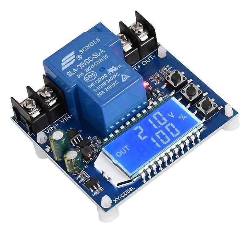 Battery Charge Discharge Controller Low Voltage Cut Off Switch Undervoltage Overvoltage Protection Voltage Percentage Display
