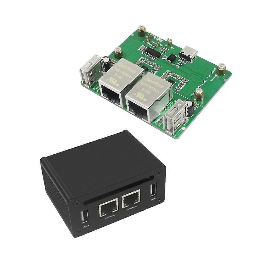Dual Ethernet RJ45 Expansion Board for RaspberryPi Zero 2W