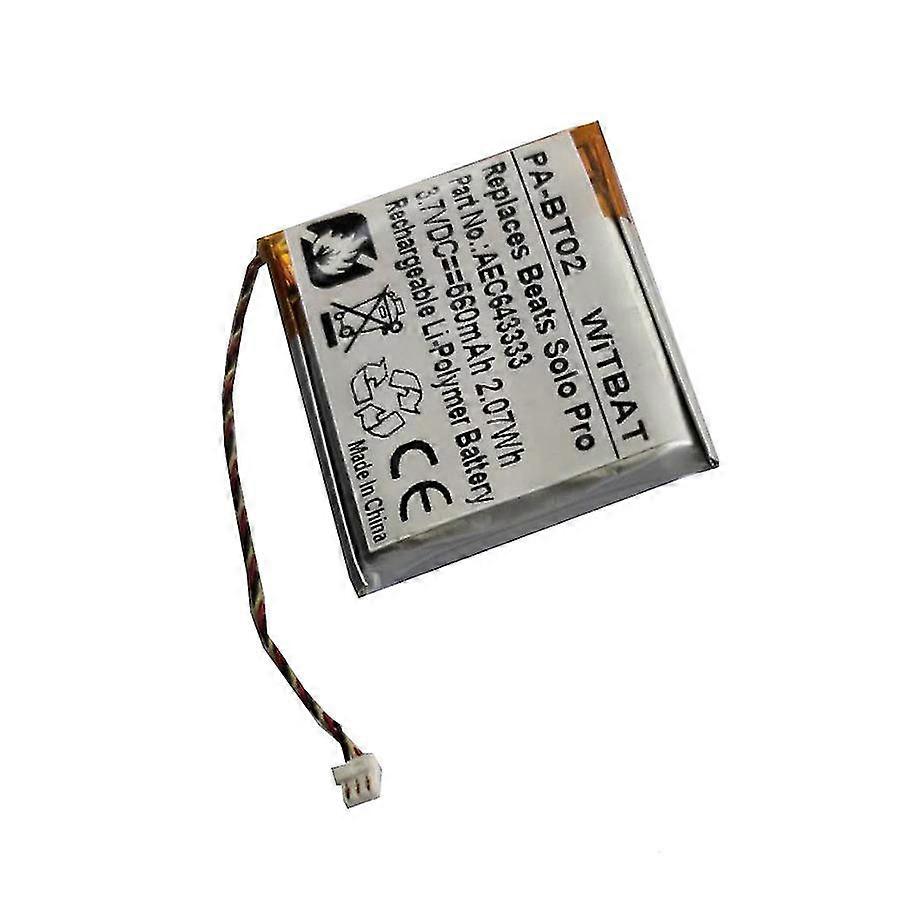 xjSuitable For Beats Solo Pro Bluetooth Headset Battery Aec643333